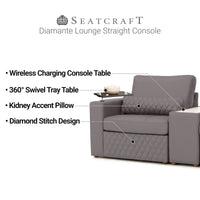 Diamante Modular Home Theater Sofa Console Table