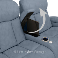 Grenada Italian Leather FRONTROW Theater Seating® Home Theater Seating