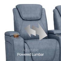 Equinox Chaise CoolZeroᵀᴹ Italian Leather Home Theater Seating