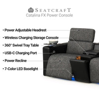 Catalina FX Power Console Home Theater Seats