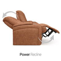 Serenity Italian Leather Home Theater Seating