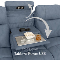 Seatcraft Octavius Big & Tall Home Theater Sofa & Loveseat