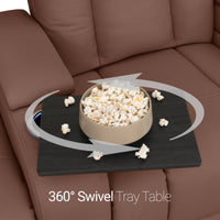 Serenity Italian Leather Home Theater Seating