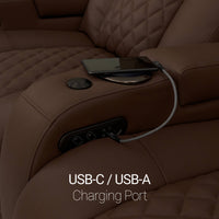 Virtuoso 365 Top Grain Leather Home Theater Seating