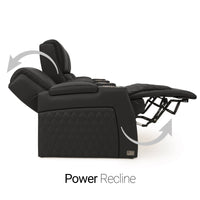 Apex Chaise CoolZeroᵀᴹ Italian Leather Home Theater Seating