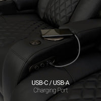 Virtuoso 365 Top Grain Leather Home Theater Seating