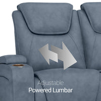 Seatcraft Vienna Sofa & Loveseat Italian Leather, Powered Headrest & Lumbar, Power Recline