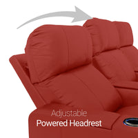 Julius Italian Leather Big & Tall Home Theater Seats