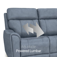 Trivanta HeatZeroᵀᴹ Italian Leather Home Theater Sofa