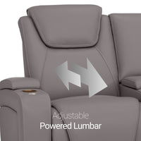 Seatcraft Vienna Sofa & Loveseat Italian Leather, Powered Headrest & Lumbar, Power Recline
