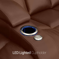 Grenada Italian Leather Home Theater Seating
