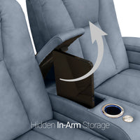 Serenity Italian Leather Home Theater Seating