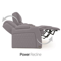 Apex Chaise CoolZeroᵀᴹ Italian Leather Home Theater Seating