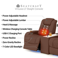 Virtuoso LT HeatZeroᵀᴹ Console Table Home Theater Seating