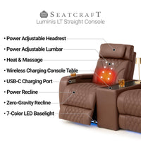 Luminis LT HeatZeroᵀᴹ Console Table Home Theater Seating
