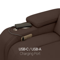 Endeavour HeatZeroᵀᴹ Italian Leather Home Theater Loveseat