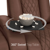 Diamante Chaise CoolZeroᵀᴹ Italian Leather Home Theater Seating