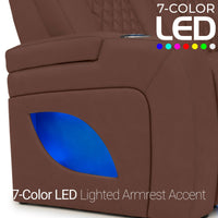 Anthem LT HeatZeroᵀᴹ Italian Leather Home Theater Sofa