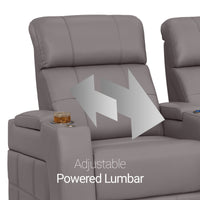 Kodiak Chaise CoolZeroᵀᴹ Italian Leather Home Theater Seating