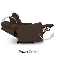 Trivanta HeatZeroᵀᴹ Italian Leather Home Theater Sofa