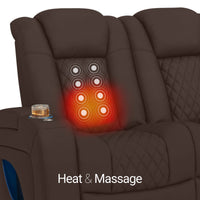 Anthem LT HeatZeroᵀᴹ Italian Leather Home Theater Sofa