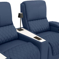 Apex CoolZeroᵀᴹ Wedge Console Italian Leather Home Theater Seats