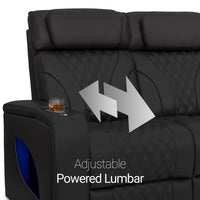 Armada LT HeatZeroᵀᴹ Italian Leather Home Theater Loveseat