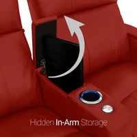 Venetian Italian Leather Home Theater Seating