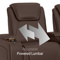 Paladin Italian Leather Heat & Massage Home Theater Seating