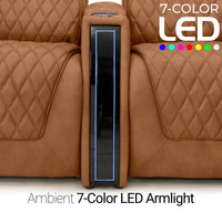Apex CoolZeroᵀᴹ Console Table Italian Leather Home Theater Seats