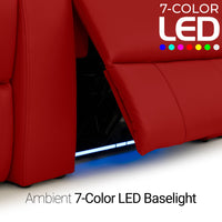 Kodiak Chaise CoolZeroᵀᴹ Italian Leather Home Theater Seating