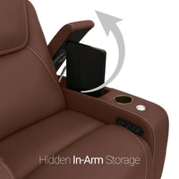 Seatcraft Vienna Sofa & Loveseat Italian Leather, Powered Headrest & Lumbar, Power Recline