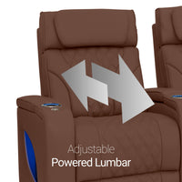 Luminis LT HeatZeroᵀᴹ Wedge Console Home Theater Seating
