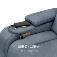 Endeavour HeatZeroᵀᴹ Italian Leather Home Theater Loveseat