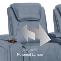 Paladin Italian Leather Heat & Massage Home Theater Seating