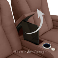 Serenity Italian Leather Home Theater Seating