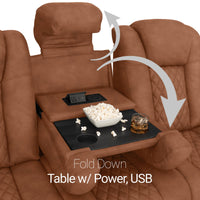 Anthem LT HeatZeroᵀᴹ Italian Leather Home Theater Sofa