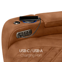 Armada LT HeatZeroᵀᴹ Italian Leather Home Theater Sofa