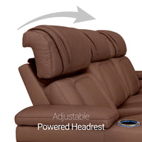Endeavour HeatZeroᵀᴹ Italian Leather Home Theater Loveseat
