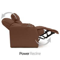 Sienna Italian Leather Spacesaver Home Theater Seating