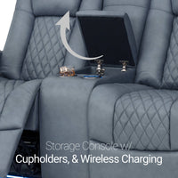 Anthem LT HeatZeroᵀᴹ Italian Leather Home Theater Loveseat