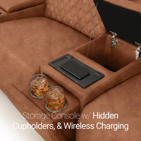 Diamante FX Flip-Up Headrest Home Theater Seating