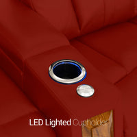 Monaco Italian Leather Home Theater Seating