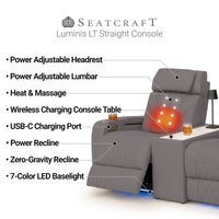 Luminis LT HeatZeroᵀᴹ Console Table Home Theater Seating