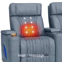 Valore Zero Gravity Home Theater Seating with Heat & Massage