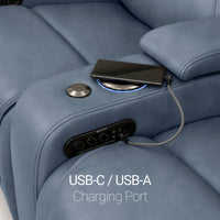 Equinox Chaise CoolZeroᵀᴹ Italian Leather Home Theater Seating