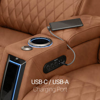 Apex CoolZeroᵀᴹ Italian Leather Home Theater Seats