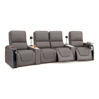 Apex CoolZeroᵀᴹ Wedge Console Italian Leather Home Theater Seats