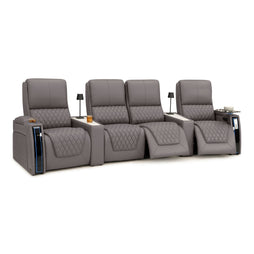 Apex CoolZeroᵀᴹ Wedge Console Italian Leather Home Theater Seats