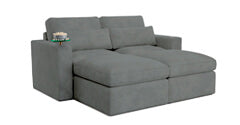 Row of 2 2 Ottomans 78.0"